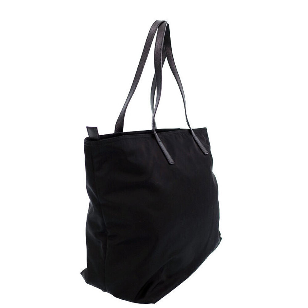 Prada Vela Tessuto Black Shoulder Tote Bag